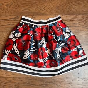 Anthropologie Floral Striped Callam Skirt HD in Paris‎ Size 2